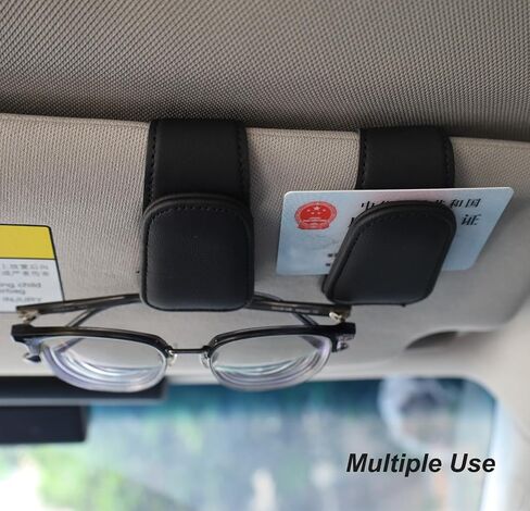 Sunglasses Glass Holder for Toyota Tacoma 4Runner Corolla Camry Tundra Rav4 Highlander Sienna Avalon Sequoia Prius Cross SR5 SE XSE LE Hybrid XLE TRD Pro Limited Platinum Accessories, 2PCS in Saudi Arabia
