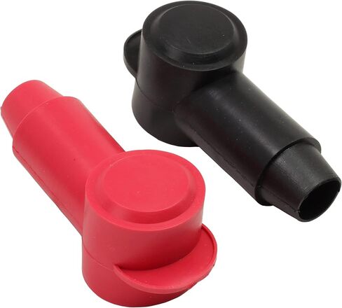 أغطية طرفية Fastronix مقاس 1/2 بوصة (أحمر وأسود) in Kuwait