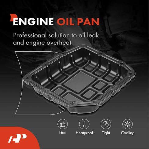 A-Premium Lower Engine Oil Pan Sump with Drain Plug Compatible with Hyundai Elantra 2007-2012 & Kia Spectra5 2007-2009, 2.0L in Saudi Arabia