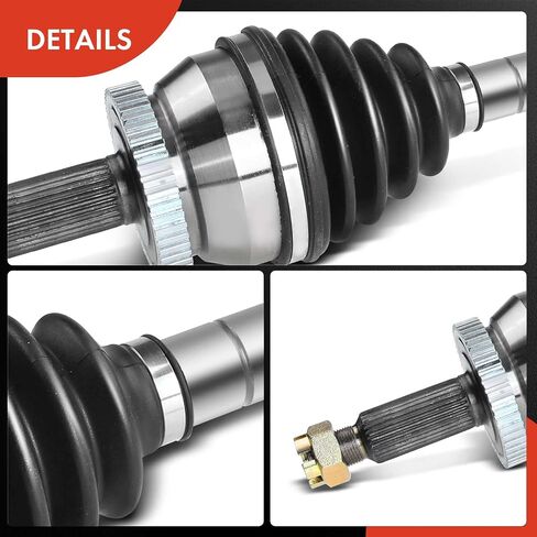 A-Premium Pair (2) Front CV Axle Shaft Assembly Compatible with Hyundai Santa Fe 2007 2008 2009, V6 3.3L, Automatic Trans., Driver and Passenger Side in Saudi Arabia