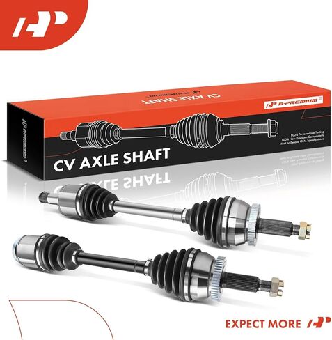 A-Premium Pair (2) Front CV Axle Shaft Assembly Compatible with Hyundai Santa Fe 2007 2008 2009, V6 3.3L, Automatic Trans., Driver and Passenger Side in Saudi Arabia