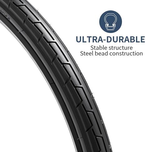 YUNSCM 700C Bike Tires 700X40C/42-622 60TPI 1.5mm Puncture Proof and 700C Bike Tubes Schrader Valve and 2 Rim Strips Compatible with 700X38C 700X39C 700 X 40C 700X42C Bike Tires and Tubes (Y-1178) in Saudi Arabia