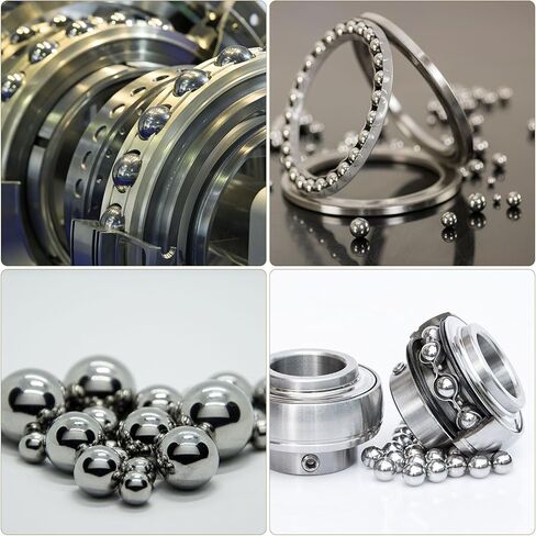 مجموعة متنوعة من الكرات الدقيقة 24 قطعة من Uxcell 1/4 بوصة 5/16 بوصة 3/8 بوصة 7/16 بوصة 1/2 بوصة 9/16 بوصة 5/8 بوصة 3/4 بوصة كرات تحمل صلبة من الفولاذ الكروم in Kuwait