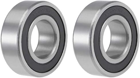 uxcell 607-2RS Deep Groove Ball Bearings 7mm x 19mm x 6mm Double Sealed Chrome Steel Z2 2pcs in Saudi Arabia