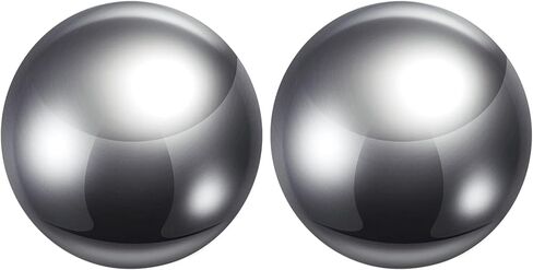 2pcs Precision Balls 34mm Diameter G10 Chrome Steel Ball for Bearings, Silver in Saudi Arabia
