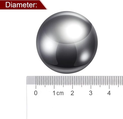 2pcs Precision Balls 34mm Diameter G10 Chrome Steel Ball for Bearings, Silver in Saudi Arabia