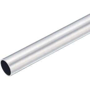 uxcell 6063 Aluminum Round Tube, 22mm OD 19mm Inner Dia 400mm Length Pipe Tubing for Industry DIY Projects