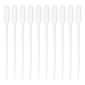 PATIKIL Disposable Transfer Pipettes, 100pcs 1ml LDPE Polyethylene Plastic Pipette Individually Wrapped for Transfer Liquid for Lab, Chemistry, Clear