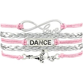 Infinity Collection Dance Bracelet- Girls Dance Jewelry - Gift For Dance Recitals, Dancers and Dance