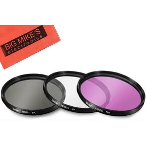 37mm Multi-Coated 3 Piece Filter Kit (UV-CPL-FLD) For Olympus 14-42mm f/3.5-5.6 M. Zuiko Digital ED Zoom Lens