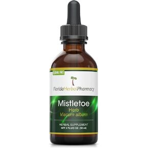 Florida Herbal Pharmacy, Alcohol - FREE Mistletoe (Viscum Album) Tincture/Extract 2 oz.