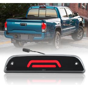 AUTOXBERT Third 3rd Brake Light for 2016-2023 Toyota Tacoma 2016 2017 2018 2019 2020 2021 2022 2023 Limited SR SR5 TRD Waterproof LED High Mount Stop LED Third Brake Light(For Double Cab ONLY)