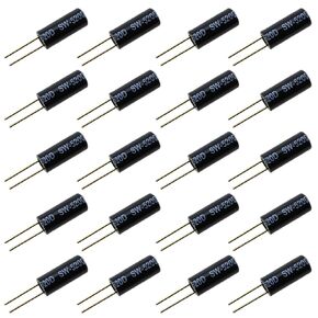 20PCS Ball Tilt Sensor Ball Tilt Wobble Position Switch Metal Ball Tilt Vibration Switch Suitable for Medical Electronic and Automotive Audio and Automatic Control System
