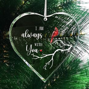 2024 Our First Christmas as Mr and Mrs Ornament Wedding Gifts for Couple Christmas Ornaments Tree Hanging Decoration Glass Newlywed Married Christmas(Glass green leaves)