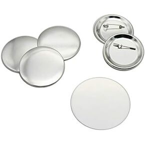 ChiButtons 58mm Metal Pin Badge Round [Metric System] (100 Sets)