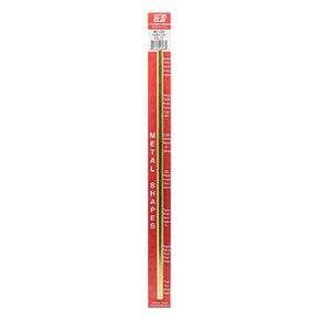 K&S 8133 Round Brass Tube, 5/16" OD x 0.014" Wall x 12" Long, 1 Tube, Made in USA