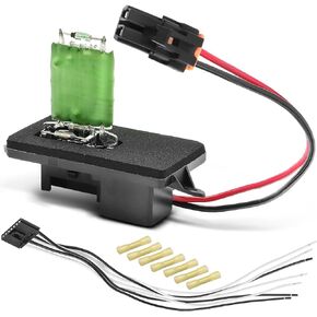 YHTAUTO HVAC Heater Blower Motor Resistor - Front, Replacement for Chevrolet Silverado 1500 2500 3500 Avalanche, Cadillac Escalade, GMC Sierra Yukon (with Manual Temp Control) Replace# 15305077
