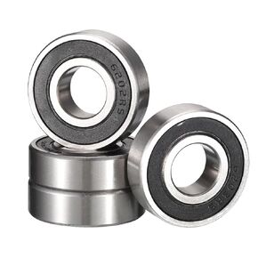 6203-1/2-2RS Deep Groove Bearings, ID 1/2" x OD 40mm x Width 12mm Double Rubber Sealed Ball Bearings, Pre-Lubricated (GCr15) Chrome Steel 4pcs