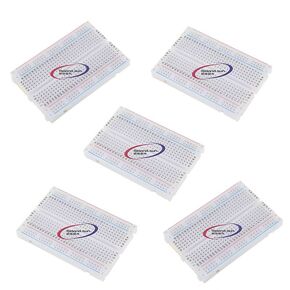 5pcs Solderless Breadboard Bread Board 400 Tie Points Contacts