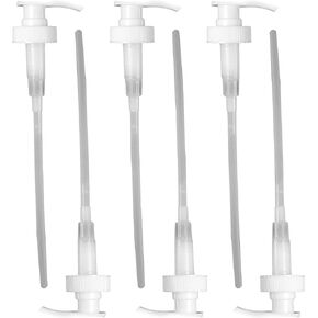 Universal Industrial Dispenser Pump for 1 Gallon Bottles by L'AUTRE PEAU - 38/400 | 12" Height | 5-7 CC Per Stroke | Pump Sanitizer, Lotion, Shampoo, Conditioner | For Standard & F-Style Jugs (6 Pack) in Kuwait