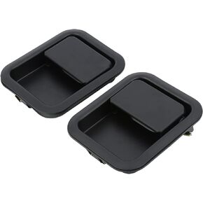 Exterior Front Door Handles(Driver & Passenger Side), Fit for Jeep Wrangler, Replaces Part # 55176382AE,55176383AE