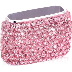 Car Sunglasses Holder Glasses Eyeglasses Hanger Hooks Pink Bling Diamond Rhinestone Decorations for Car Dashboard Door Decors in Kuwait