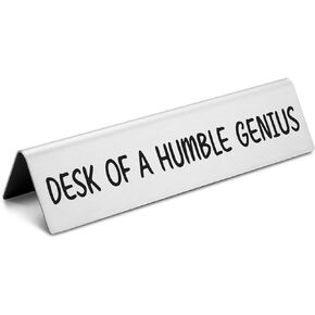 Assistant to the Regional Manager Novelty Nameplate, Funny Desk Signs for Office, Funny Sarcastic Desk Decor Nameplates Gift for Assistant Manager Women Coworker EDA18