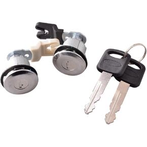 Tailgate Door Lock Cylinder&Key Compatible for Toyota Tundra 2014-21 Tacoma 2016-21 Back Door Lock Cylinder