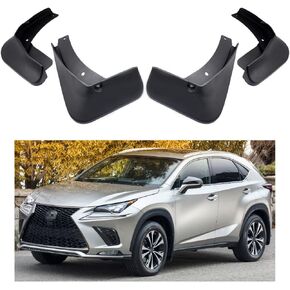 Car Mudguard Mud Flaps Splash Guard Fender Compatible with 2018-2021 Lexus NX 300 / NX 300 F Sport (No Hybrid Models)
