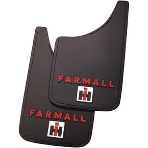 Plasticolor 000588C01 HI Farmall Logo 11x19 Easy Fit Mud Guard - Set of 2