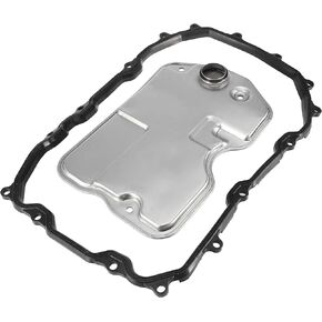 X AUTOHAUX Automatic Transmission Filter Oil Pan Gasket Kit for Porsche Cayenne for Audi Q7 Touareg 09DTR-60SN 95530740300 09D325435 95530740301