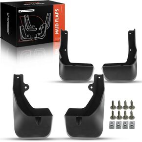 A-Premium Set of 4PCS Mud Flaps Splash Guards Mudguards Mudflaps with Hardware Kits Accessory Compatible with Lexus RX350 Base, F Sport, 2020-2022, Sport Utility, Front and Rear