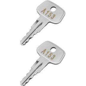 A153 SKS roof Rack Key,Replacement Key for Yakima SKS Ski,Roof,Cargo Box,Carrier Racks and Crossbars.(2 Pack-Code A153)