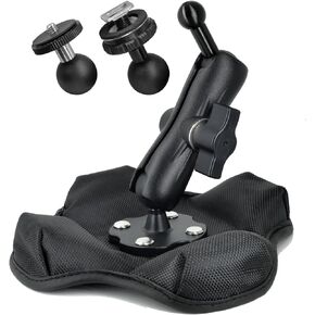 Aluminum Portable Nonslip Beanbag Dashboard Friction Mount 3 in 1 for GPS,Camera, Vedio Camera,Backup Camera Monitor,Compatible with RAM B Size 1" Ball Components