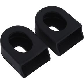 2Pcs Crank Arm Boots Protectors Plastic Crankset Protectors for Mountain Bike Road Bike (Color : Black) Cycling Supplies Crank Arm Boots Crank Arm Boots