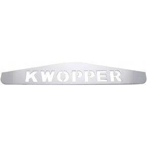 United Pacific 10435 4" x 24" Kwopper Bottom Mud Flap Plate (Welded Stud)
