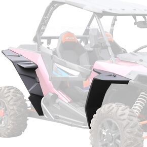KIWI MASTER 2nd Gen Widened Fender Flares Extended Compatible for 2014-2023 Polaris RZR XP/4 1000 Accessories Extensions Mud Flaps Guards