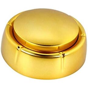 Neutral Recordable Sound Button –Record Talking Button - Record & Playback Your Own Message - 30 Second Recording Button (Golden)