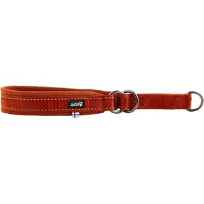 Hurtta Casual Padded Half Choke Dog Collar, Cinnamon, 10-14 in