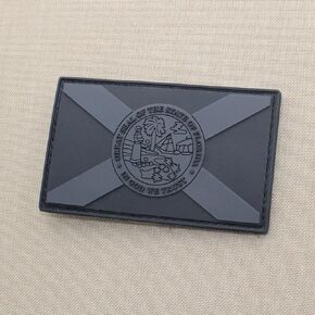 Florida State Flag PVC FL Morale Tactical Rubber Patch