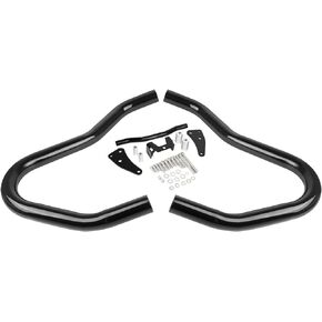 واقي محرك قضيب التصادم السريع من Worldmotop متوافق مع BMW R18 R18B CLASSIC R 18 2020 2021 2022 (أسود)