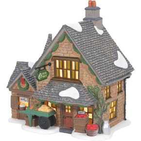Department 56 Porcelain Dickens Village Cotswold Greengrocer Lit Building, 6.61 Inch, Multicolor