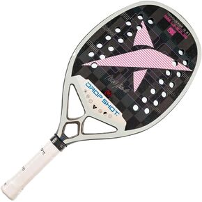 Drop Shot Conqueror 12 by Nicole Nobile 2024 – Beach Tennis Racket with EVA Memory Foam Core Tennis Racket – Professional Beach Tennis