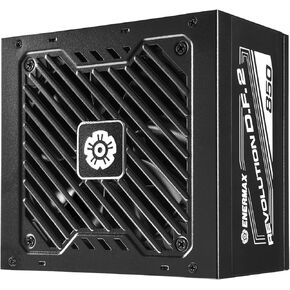 Enermax Revolution D.F. 2 850W Full Modular Power Supply 140mm - ATX 3.0 & PCIe 5.0 Compliant - 600W 12VHPWR Connector - 80 Plus Gold - 100% Jap Capacitors - Semi-Fanless Tech