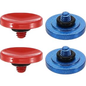 PATIKIL Camera Shutter Button, 2 Pack Soft Shutter Release Button Pure Copper Camera Button Concave Suitable for Nikon for Fujifilm for Leica DSLR/SLR Camera, Black Yellow in Kuwait