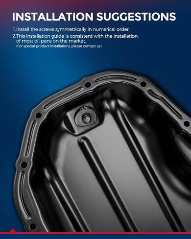 KAX 264-593 Engine Oil Pan, Replacement for Toyota RAV4 2009-2019, Lexus NX300h 2015-2020, Scion tC 2011-2016, Gasket not included in Saudi Arabia