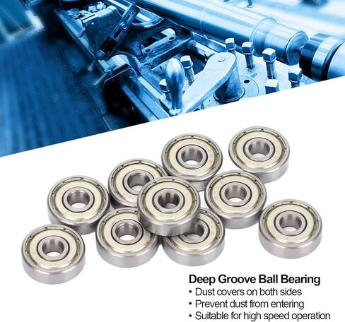 10Pcs 626Z Ball Bearing, 6x19x6mm Stainless Steel Double Shielded Deep Groove Ball Bearings in Saudi Arabia