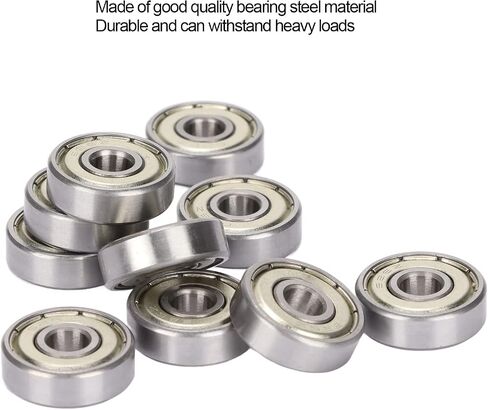 10Pcs 626Z Ball Bearing, 6x19x6mm Stainless Steel Double Shielded Deep Groove Ball Bearings in Saudi Arabia