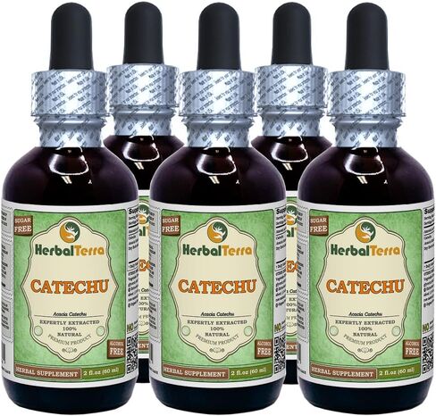 Catechu (Acacia Catechu) Glycerite, Dried Herb Alcohol-Free Liquid Extract 2 oz in Saudi Arabia