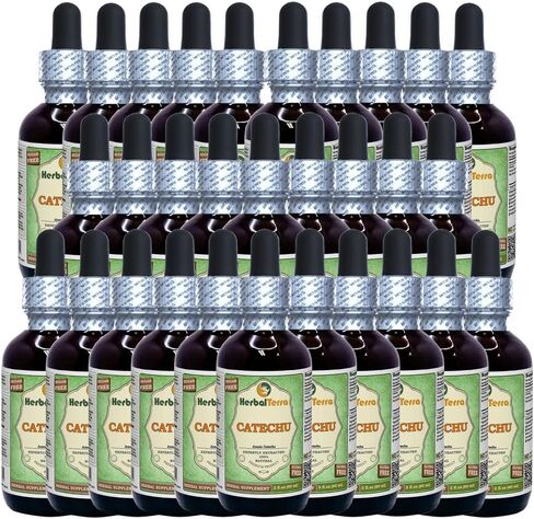 Catechu (Acacia Catechu) Glycerite, Dried Herb Alcohol-Free Liquid Extract 2 oz in Saudi Arabia